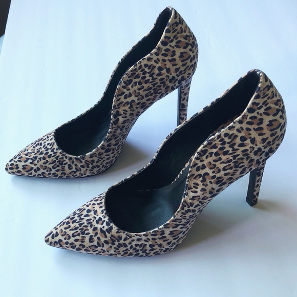❤️ Leopard print curved trim heels - Picture 7 of 7